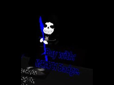 ROBLOX Undertale Soul Ops  WRATH Reaper Sans [Robux + Badge Character] 