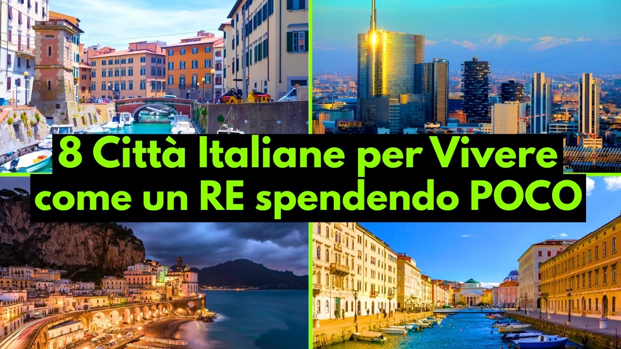 Dove la vita è ECONOMICA e bella: 8 città segrete d'ITALIA