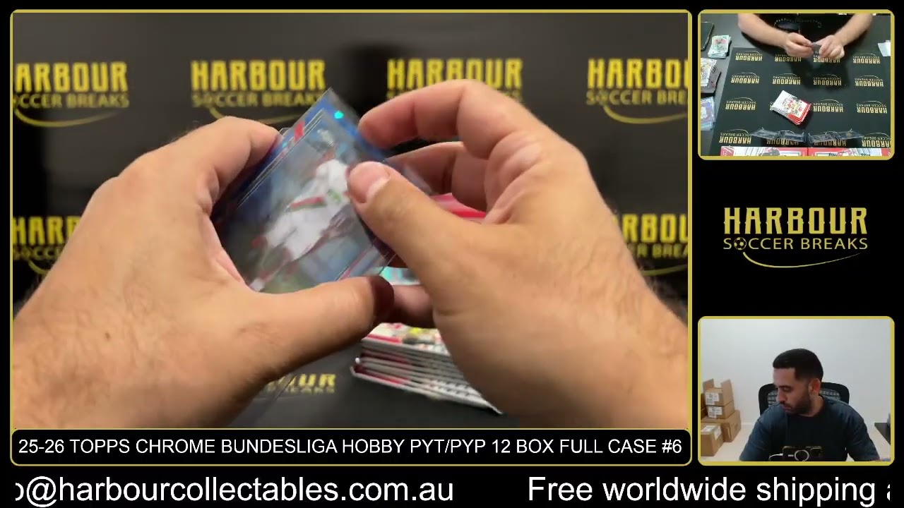 Break #6 - 25/26 Topps Chrome Bundesliga HOBBY PYT/PYP 12 Box Full Case
