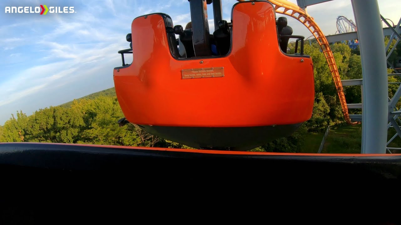 INSANE SWINGING ROLLER COASTER! The Bat Kings Island 4K POV 60FPS YouTube