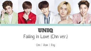 UNIQ - Falling in Love (Chinese ver.) [Chi/Pinyin/Eng Lyrics]