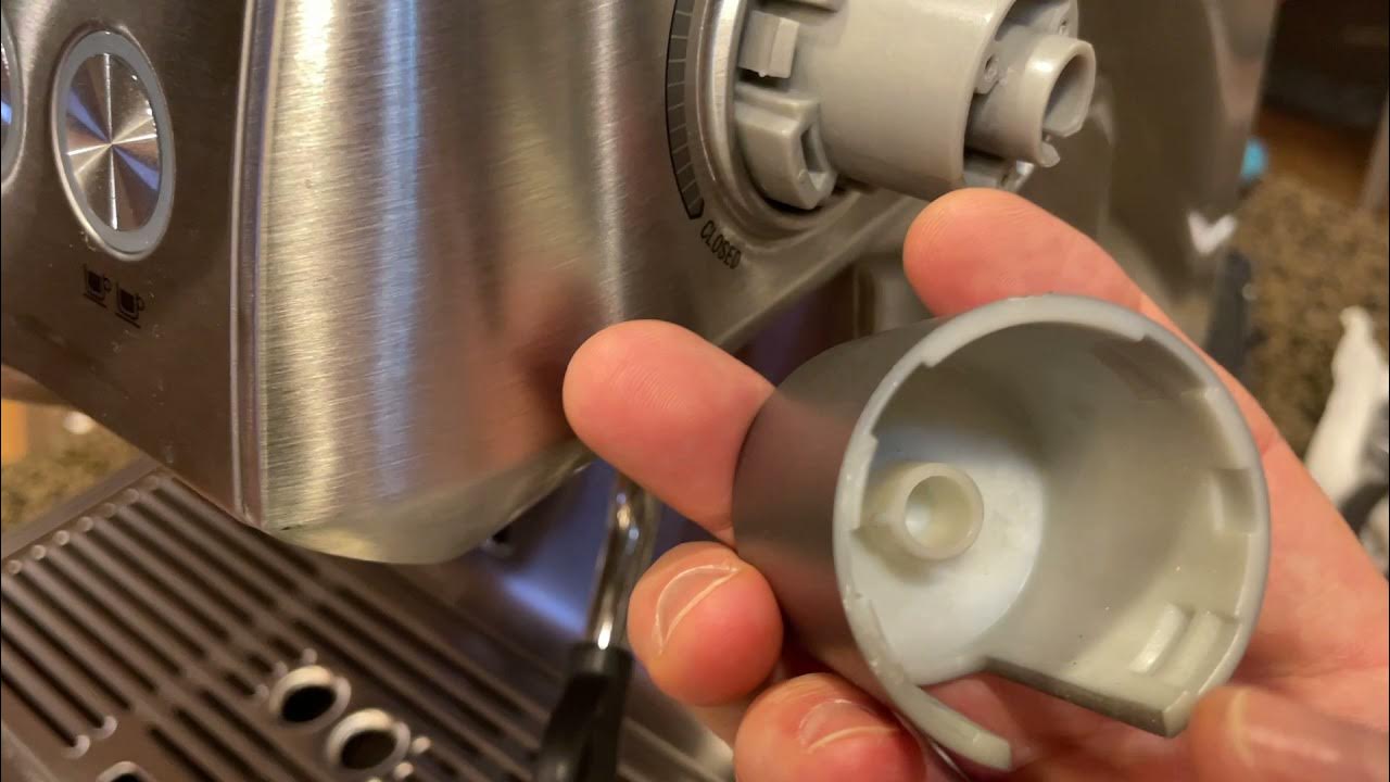 Breville Dual Boiler Steam handle removal for steam valve repair
