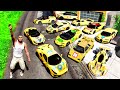 GTA 5 - Collecting GOLD YOUTUBER Super Cars!