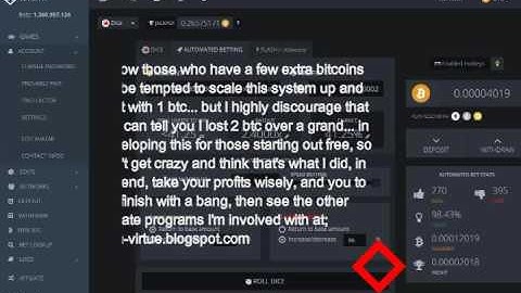 BITCOIN FREE: "Free Bit do Bitsler System gives you free bitcoin!" $ee bitcoin description;