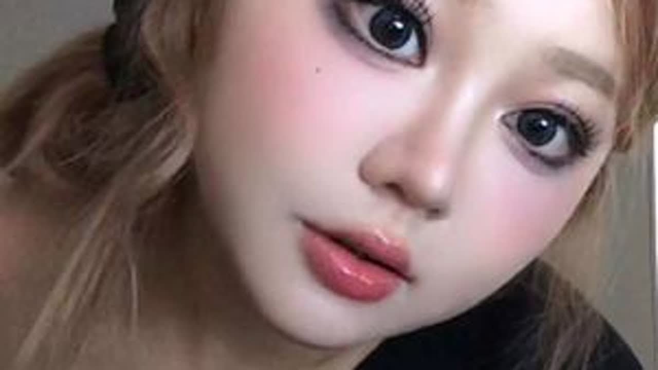 淡颜短圆脸的第一眼美女思路～李彩煐灵感妆 