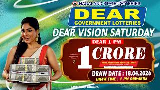 Lottery Live Dear 1 Pm 18.04.2026 Nagaland State Lottery Live Dear Lottery Live Lottery Sambad Live