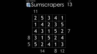 Sumscrapers Answers [All Levels] ~ 100 Logic Games screenshot 5