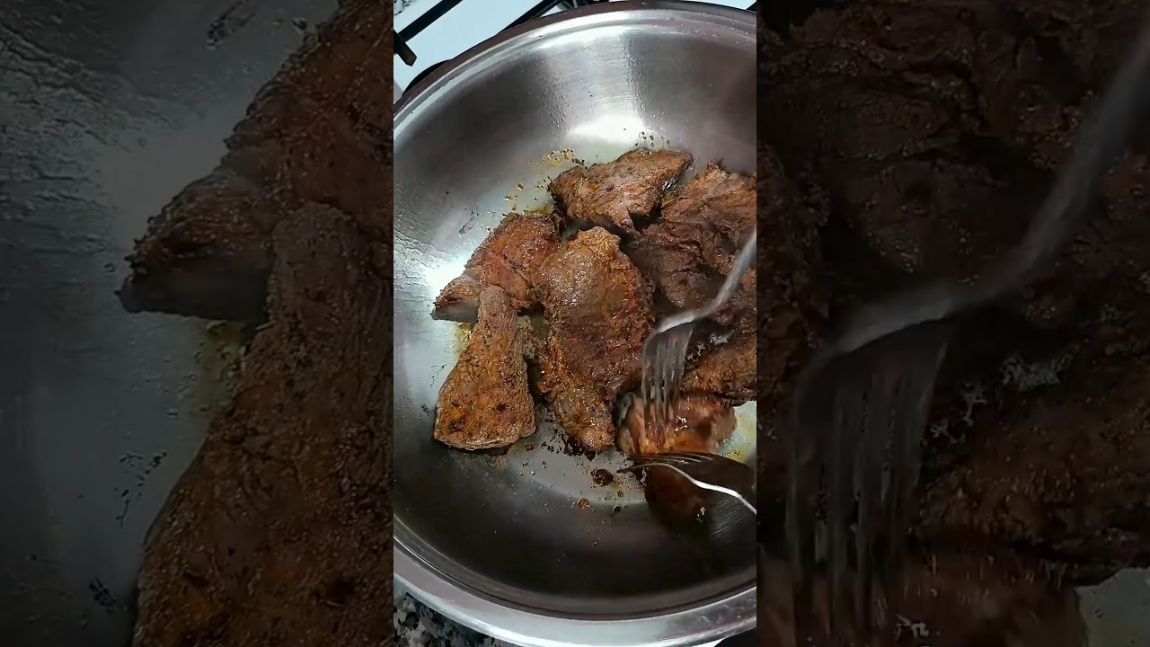Tavada mühürlenmiş dana eti 😄🥩 #yemektarifleri #food #yemek #pratiktarifler #cooking #shorts