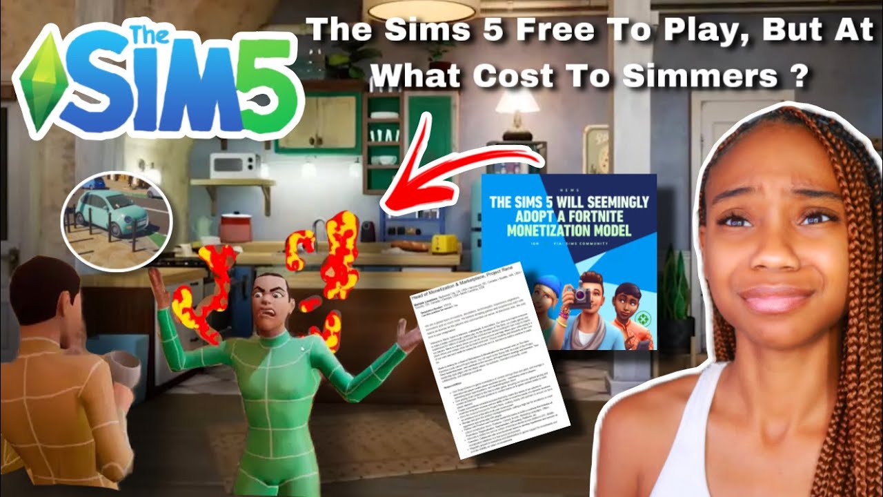 The Sims 5 is free-to-play with in-game marketplace for user content