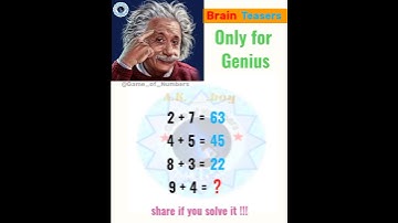 iq Test || Only for genius Math brain Test 2023 #braintest#yt #maths #ytshorts #viral #shorts
