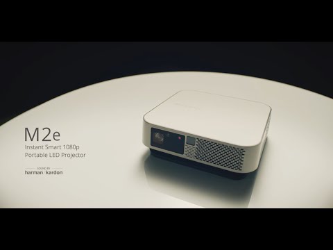 ViewSonic M2e Instant Smart 1080p Portable LED Projector - Life's Moments, in an Instant.