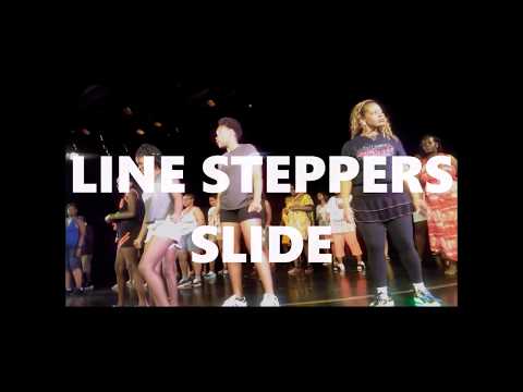 Big Mucci Performs the Line Steppers Slide Line Dance