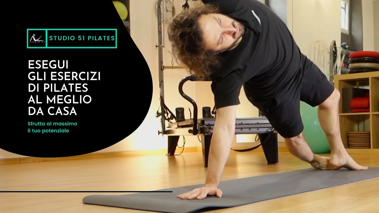 Lezione con esercizi di Pilates da fare a casa | Studio 51 Pilates