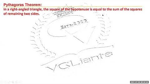 BMC EDU ENG 10/MATHS 2/PYTHAGORAS THEOREM PRACTICE SET 2.1/BY VIKRANT GAIKWAD SIR