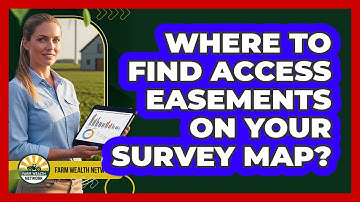 Where To Find Access Easements On Your Survey Map?