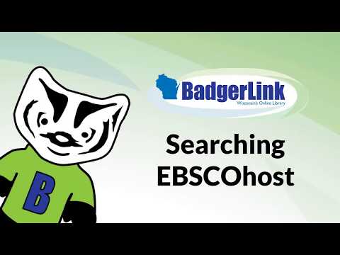 Searching EBSCOhost