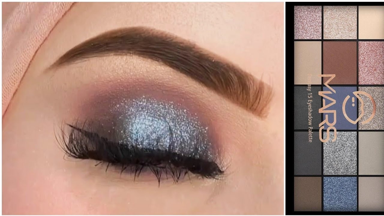 Bridal glitter eye makeup tutorial 