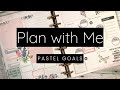 Happy Planner - Plan With Me - Dashboard Layout - Floral Goals