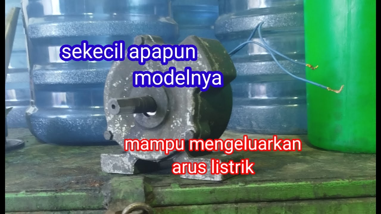 Generator variabel speed motor - YouTube