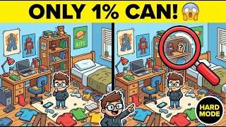 Only 1% Can Find It Spot The Difference Hard Mode