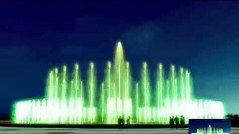 Đài phun nước nghệ thuật - Nhạc Nước - Tự động hóa giải trí Hải Đăng.FLV