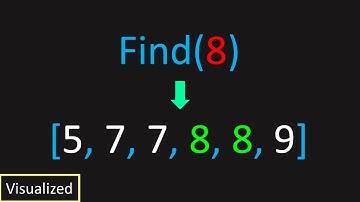 LeetCode: 34. Find First and Last Position of Element in Sorted Array (Visualized)