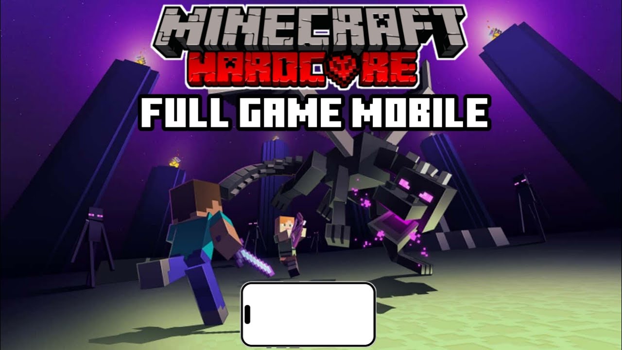 Minecraft Mobile Hardcore - FULL GAME (No Commentary)