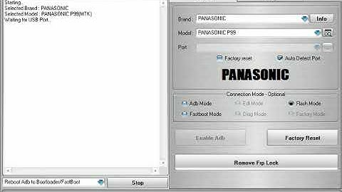 Panasonic P99 Frp Remove Done With Miracle Frp Tool