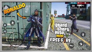 GTA 5 FREE FIRE | Nhân Vật Chrono (CR7) Cân Hết Bến Cảng Với 11 Kill TOP 1