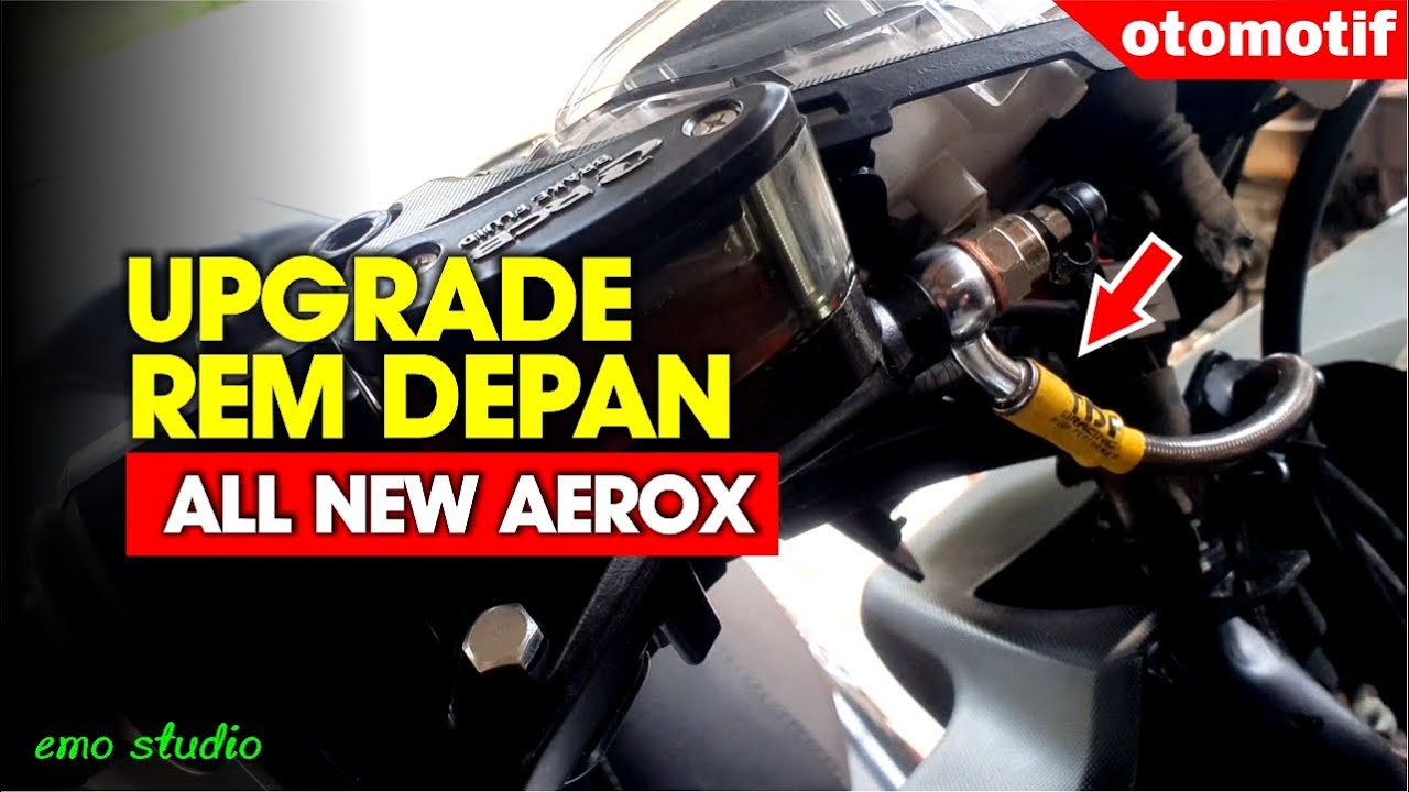 Pasang Master Rem RCB dan Selang Rem TDR di All New Aerox ABS | AEROX #43