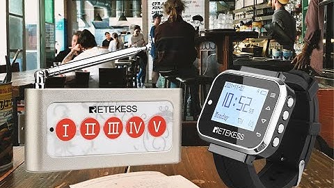 How to Use Retekess TD110 Watch Pager Key Function and Add Caller