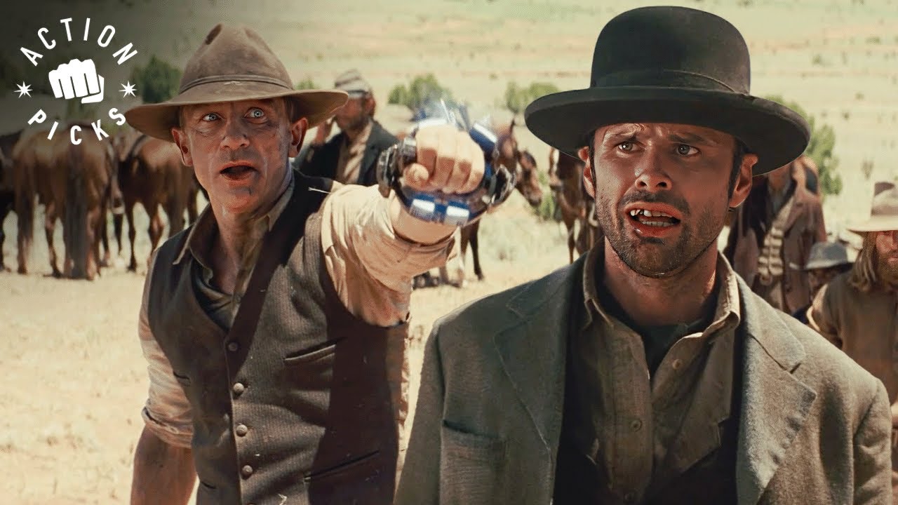 Jake Uses His Alien Gun (Walton Goggins) | Cowboys & Aliens