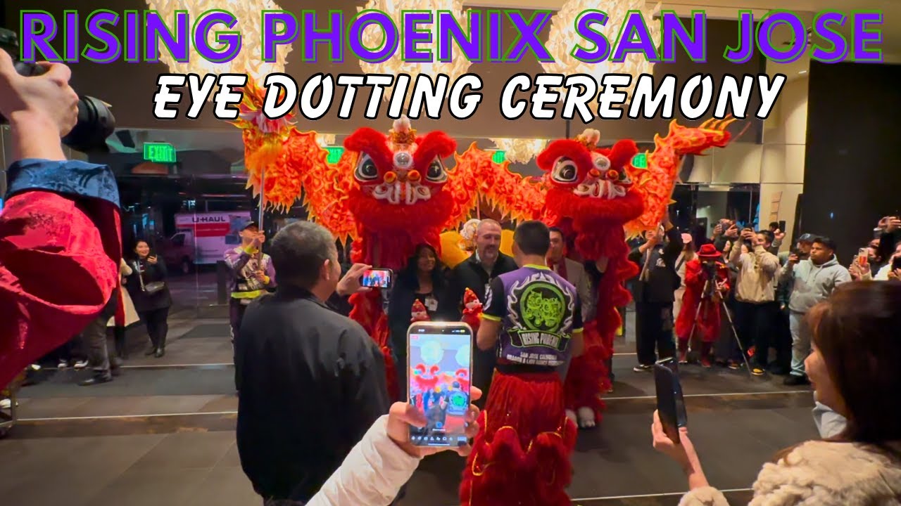 美國加州聖荷西昇鳳醒獅團 Rising Phoenix Lion Dance San Jose | Casino Matrix | Eye Dotting Ceremony