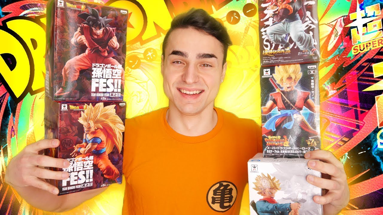 ACTION FIGURE DRAGON BALL SUPER SPETTACOLARI! Goku SSJ 3 e Trunks del futuro | Unboxing Banpresto
