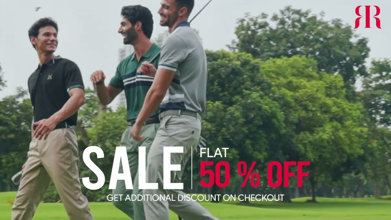 FLAT 50% Off on All Men's Apparel + FLAT ₹250 OFF on purchase above ₹2,499