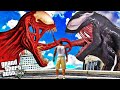 VENOM vs CARNAGE In GTA 5 (Scary)