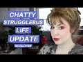 CHIT-CHAT GRWM (MINI CHECK-IN FT. GLITTER AND FEELINGS) | Hannah Louise Poston | MY BEAUTY BUDGET