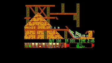 Lemmings Mayhem Level 9 Amiga Walkthrough