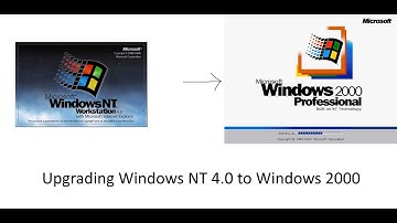Upgrading Windows NT 4 to Windows 2000