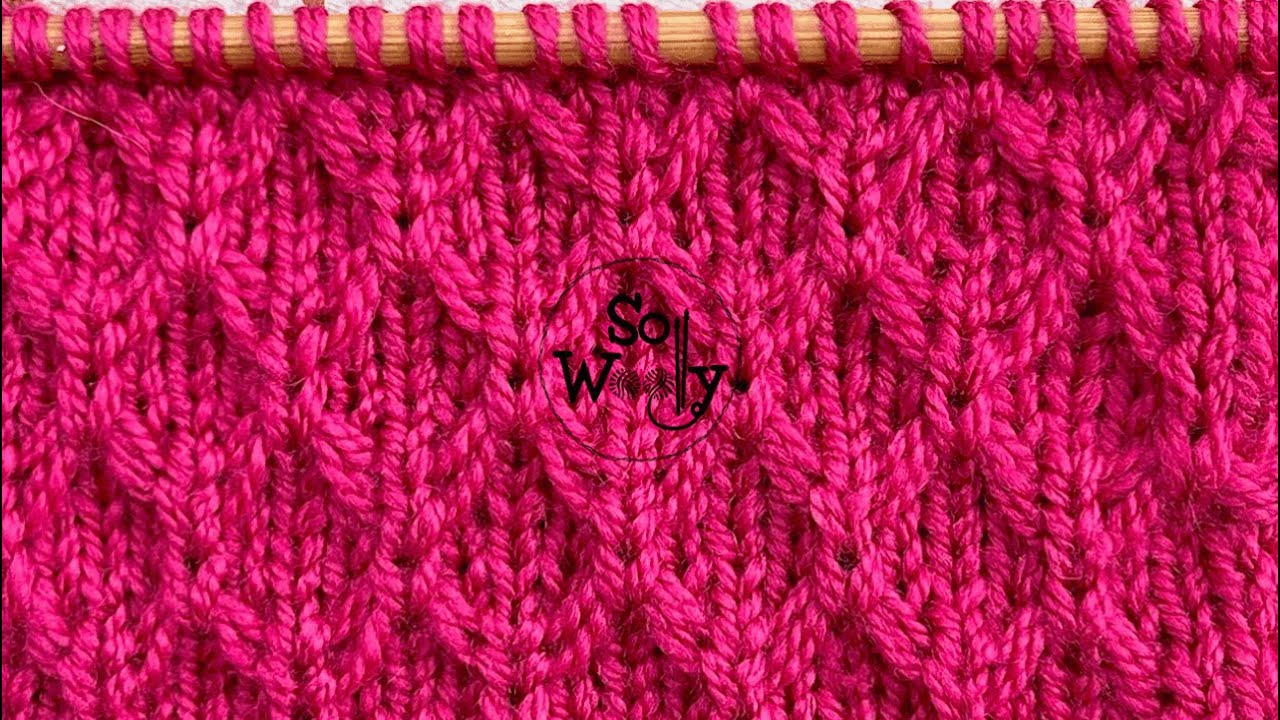 How to Knit Pretty Quilted Diamonds (A 3D pattern!) - So Woolly