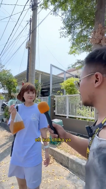 Prank mic bau tai ke artis chika jessica 🤣 #comedy #prank #lucu #ngakak #kocak