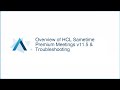 Overview Of HCL Sametime Premium Meetings V11 5 Troubleshooting