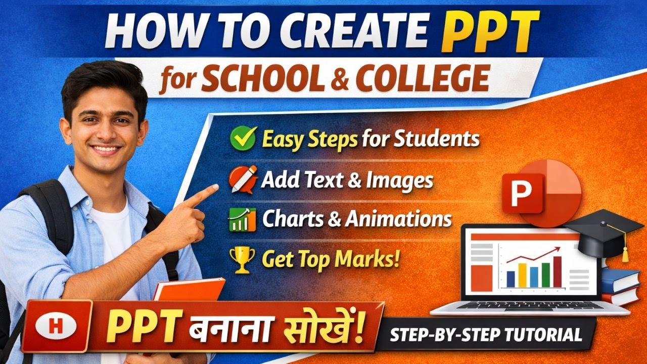 School & College PPT Kaise Banaye | Complete PowerPoint Guide | How to ...