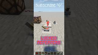 LOCK REPEATERS to KEEP THEM IN THEIR STATE of POWER! | Redstone with PsiVolt #minecraft #redstone