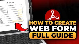 How To Create Web Form On Adobe Acrobat (𝟮𝟬𝟮𝟲) | 100% WORKS | NO Yapping, To The Point | FAST & EASY