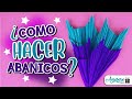 COMO HACER ABANICOS DE PAPEL | TUTORIAL ABANICOS | TECNICAS DE DECORACIÓN | Amoroso Regalos