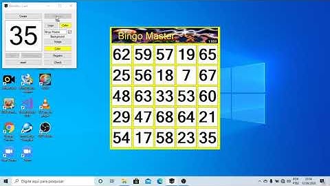Software gerador de cartelas de bingo Original