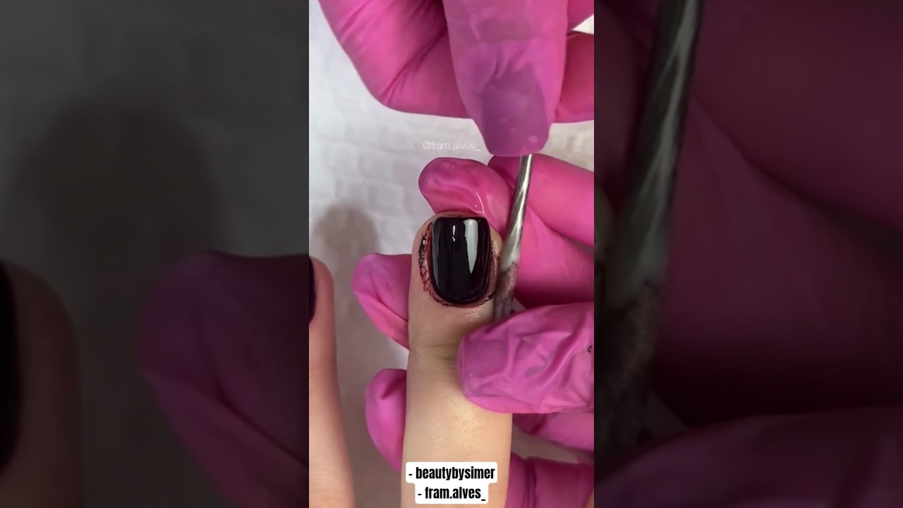 ASMR wax brows nails manicure