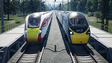 AZUMA VS PENDOLINO! race| class 390 and class 801 | train sim world 5