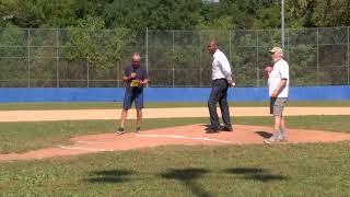 Peekskill Mayor Andre Rainey Throws out First Pitch at VIntage Baseball